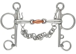 Double Jointed Copper Lozenge Pelham^Shires Equestrian New